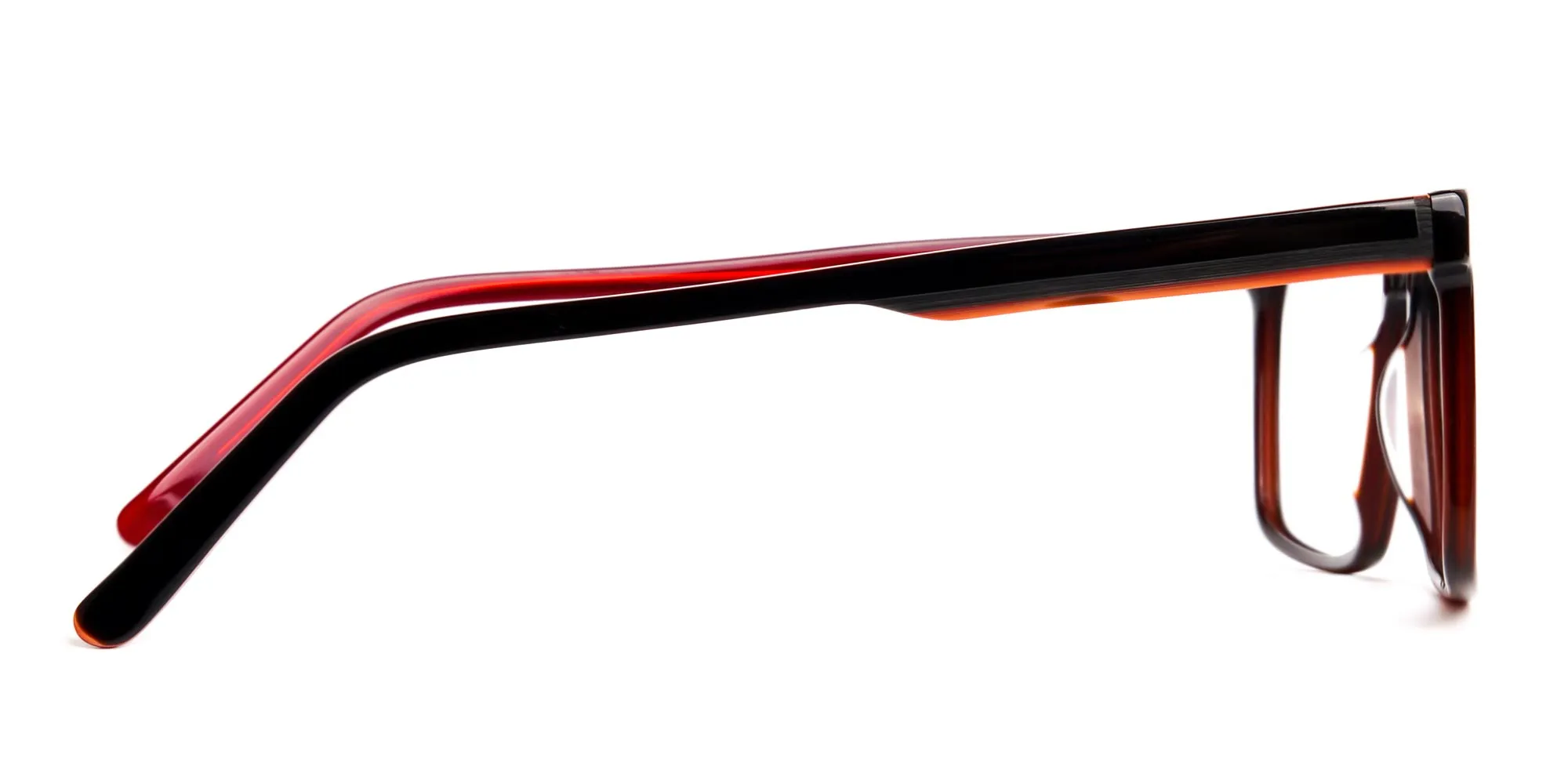 dark brown Rectangular full rim Glasses frames-2