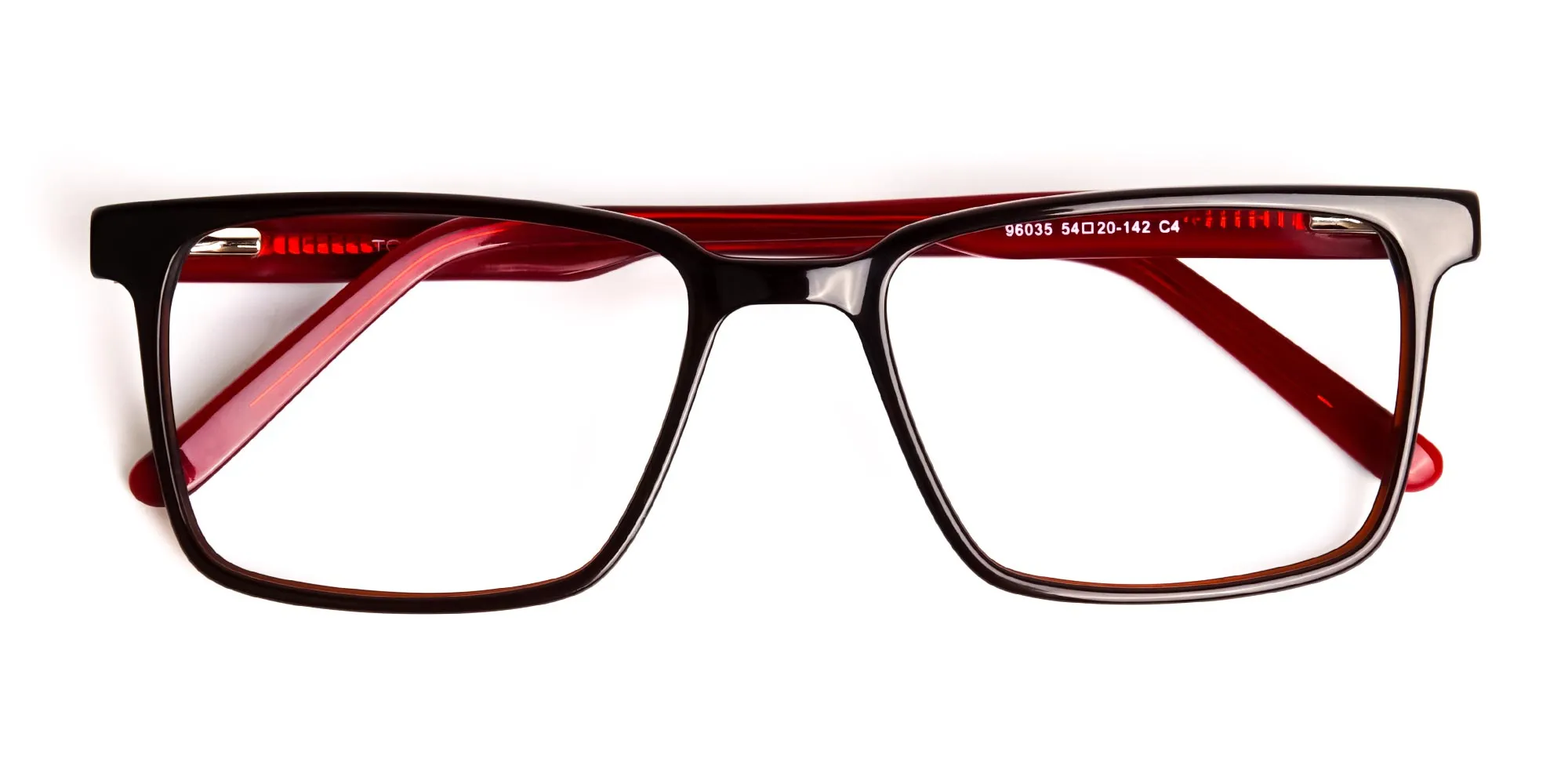 dark brown Rectangular full rim Glasses frames-2