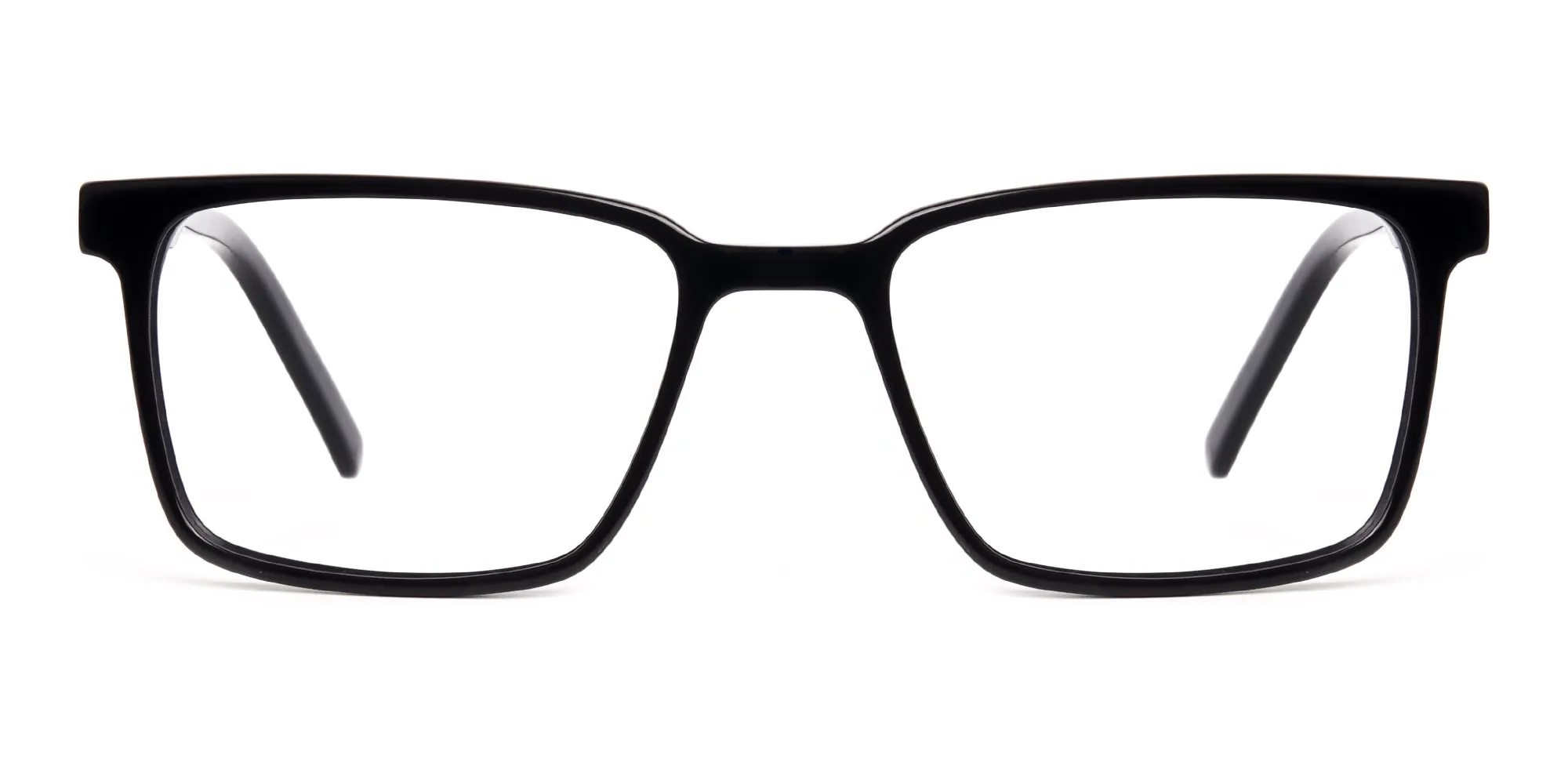 Black Dark Purple Rectangular Glasses frames-2