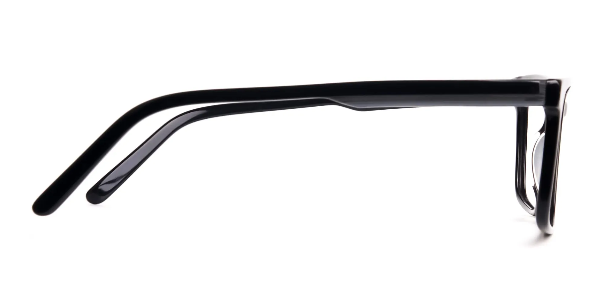 Black Dark Purple Rectangular Glasses frames-2