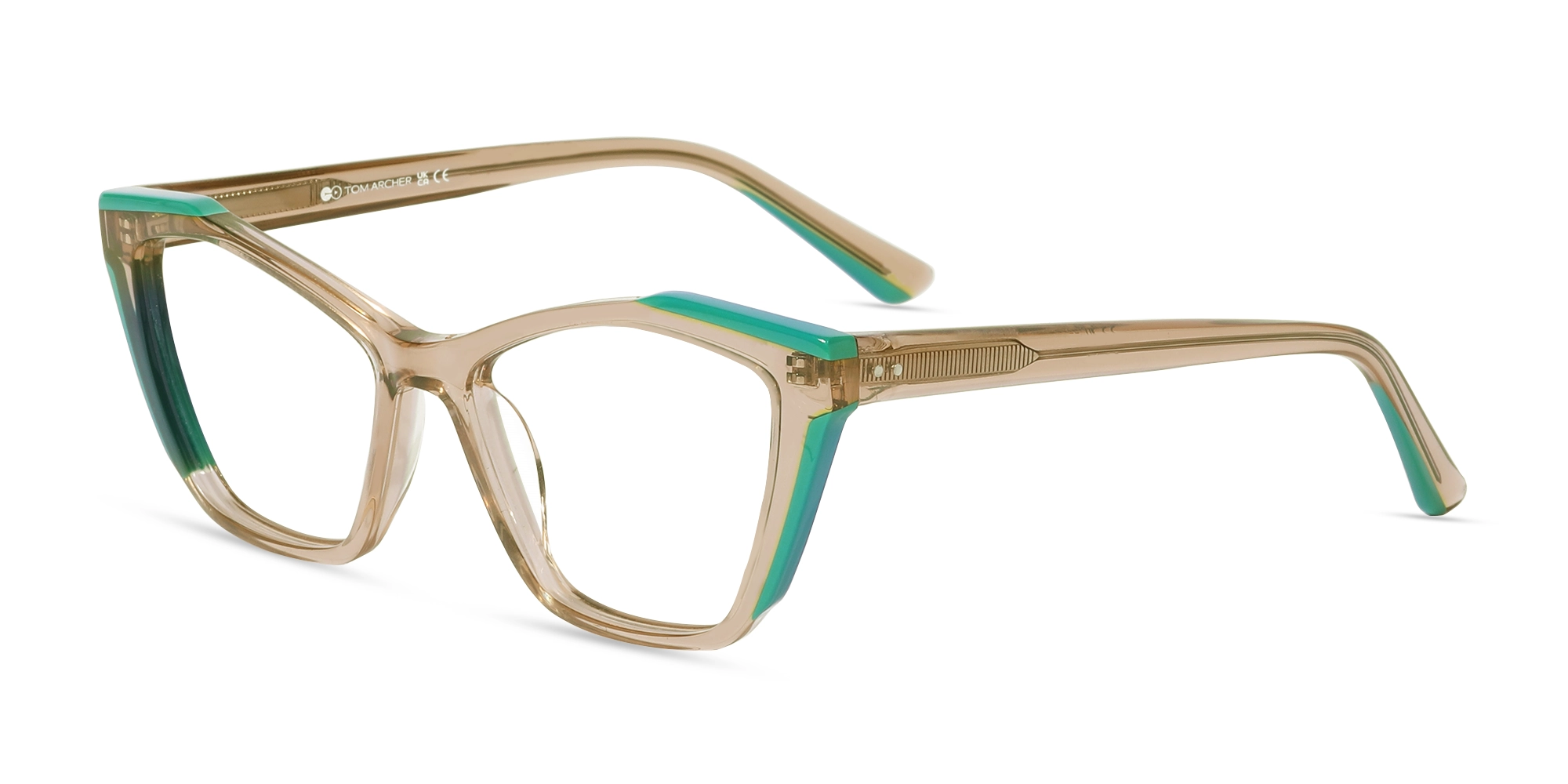 Gold Cat Eye Glasses 3