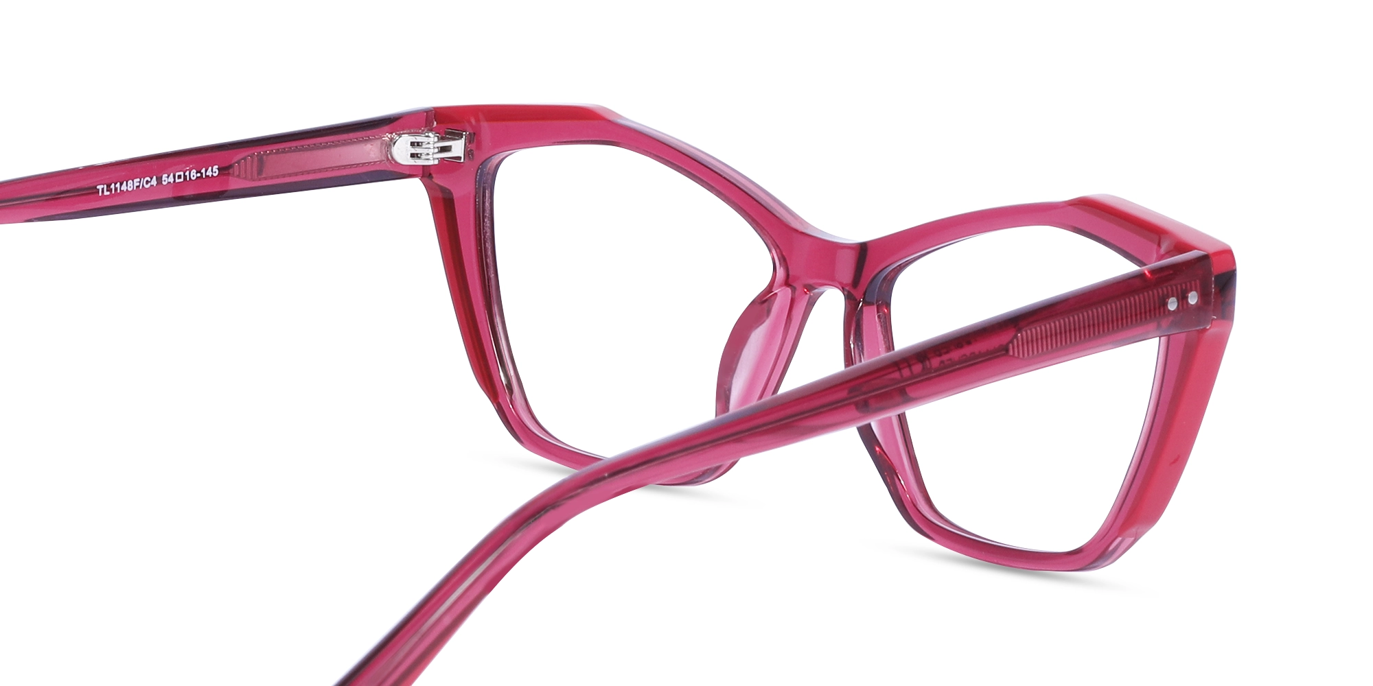 Pink Cat Eye Eyeglasses 5