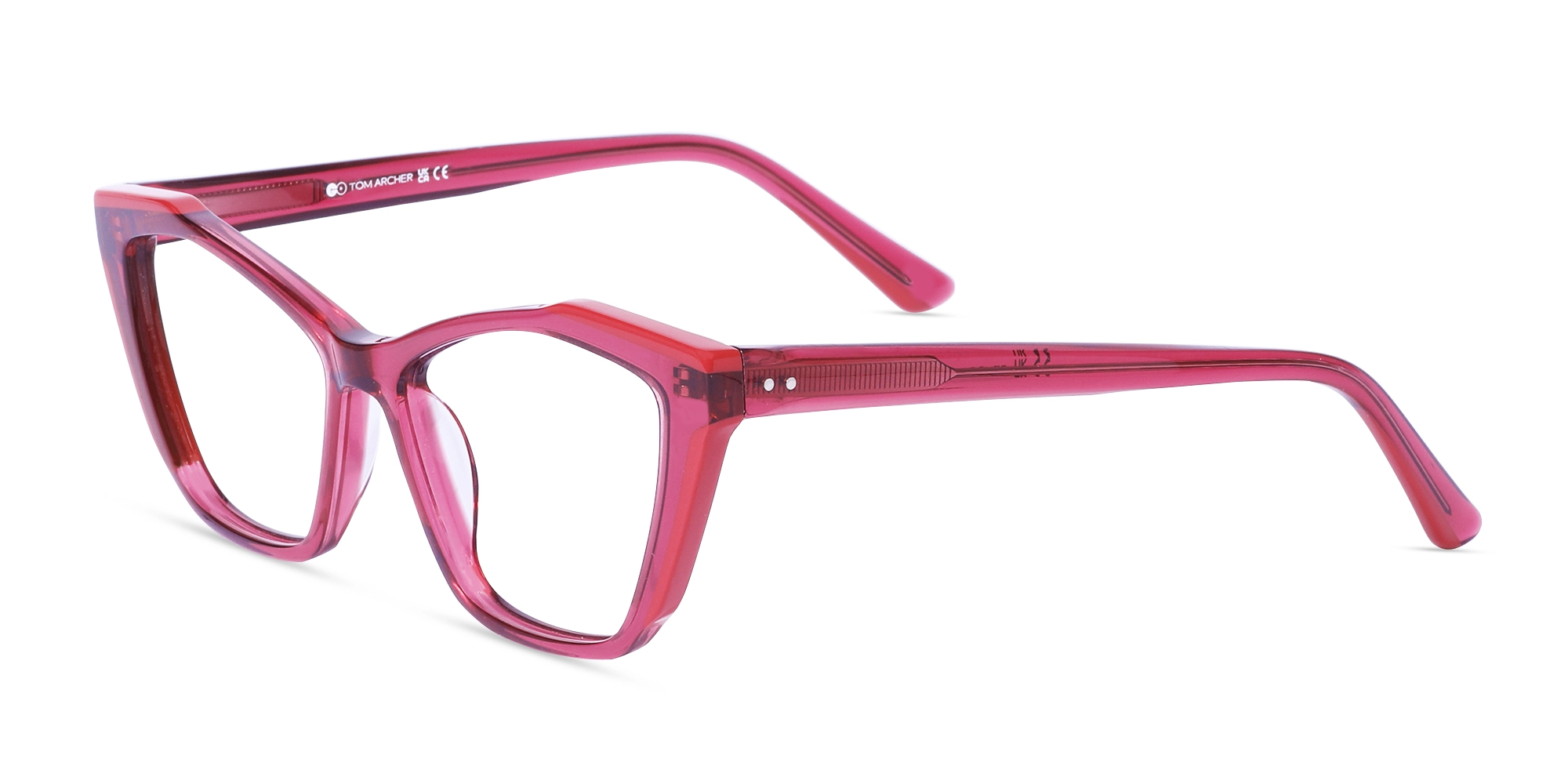 Pink Cat Eye Eyeglasses 3