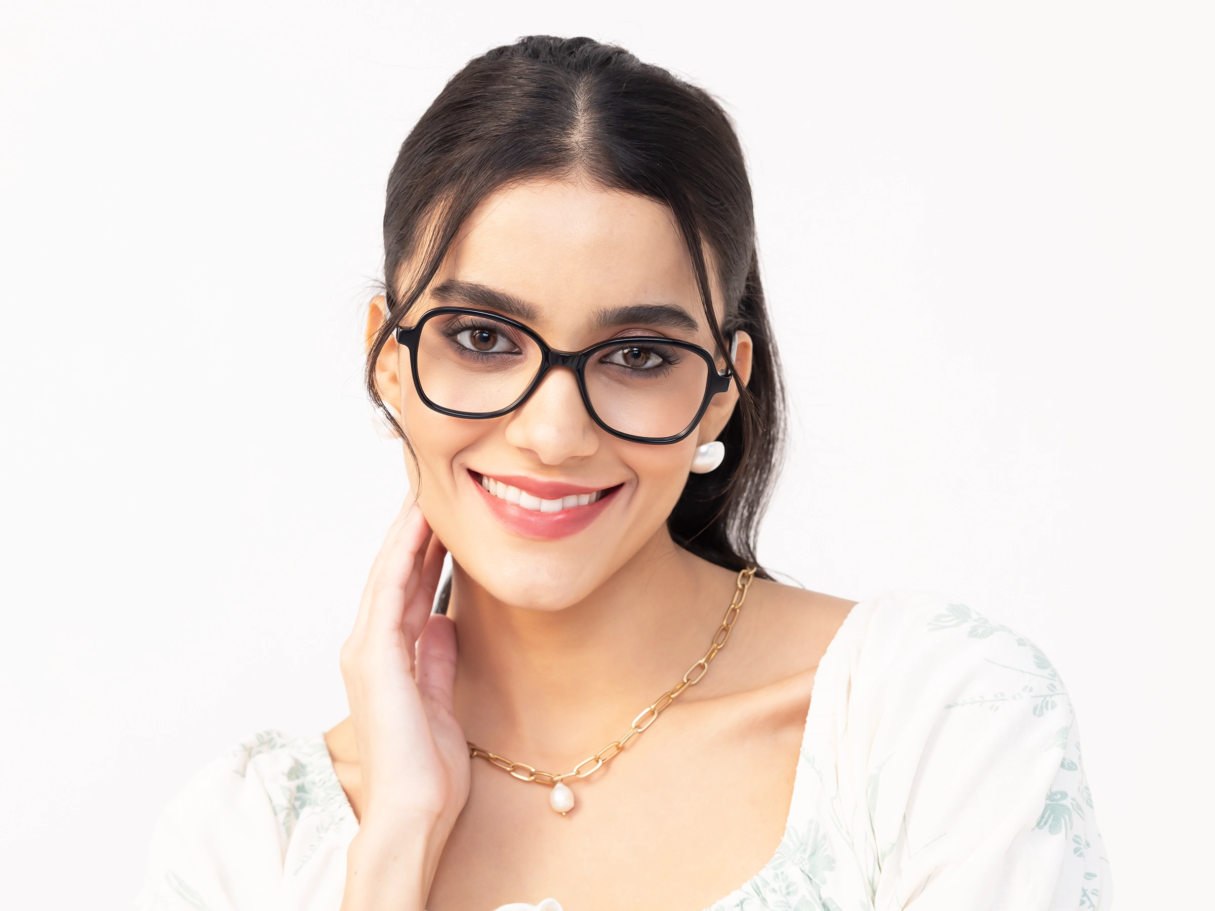 Black Butterfly Acetate Glasses For Women-13