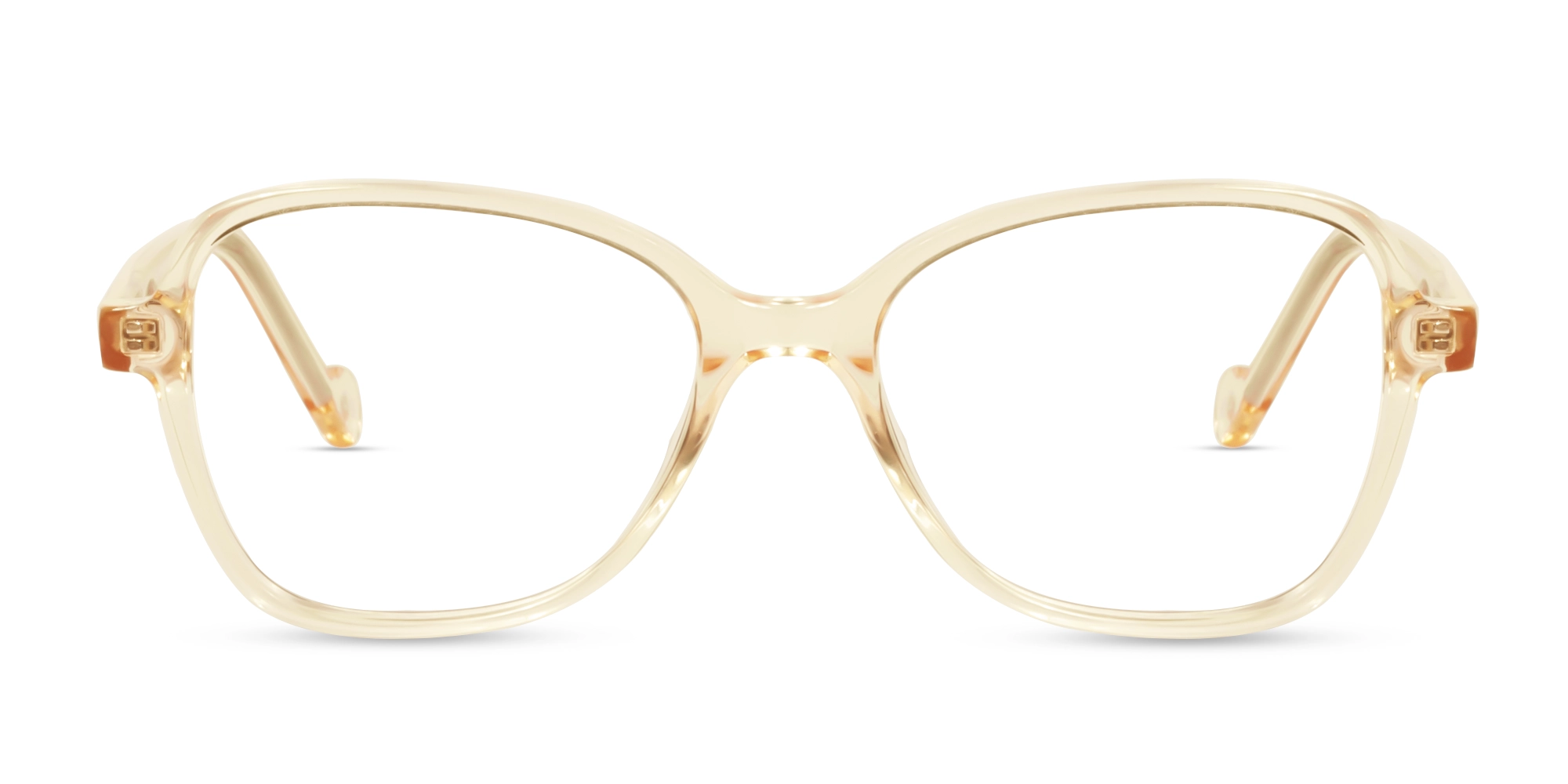Crystal Champagne Acetate Butterfly Eyeglasses-1