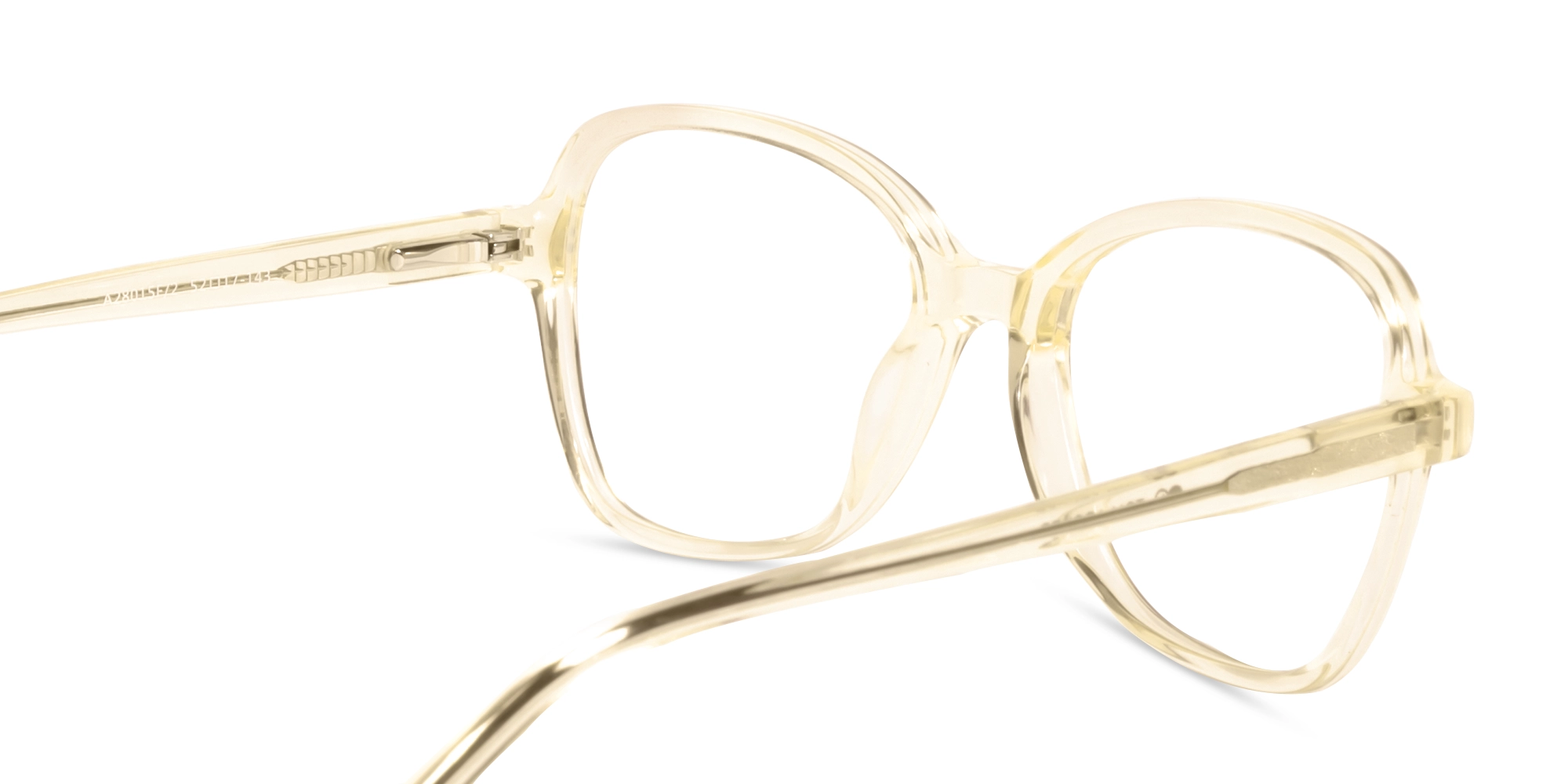 Crystal Champagne Acetate Butterfly Eyeglasses-5