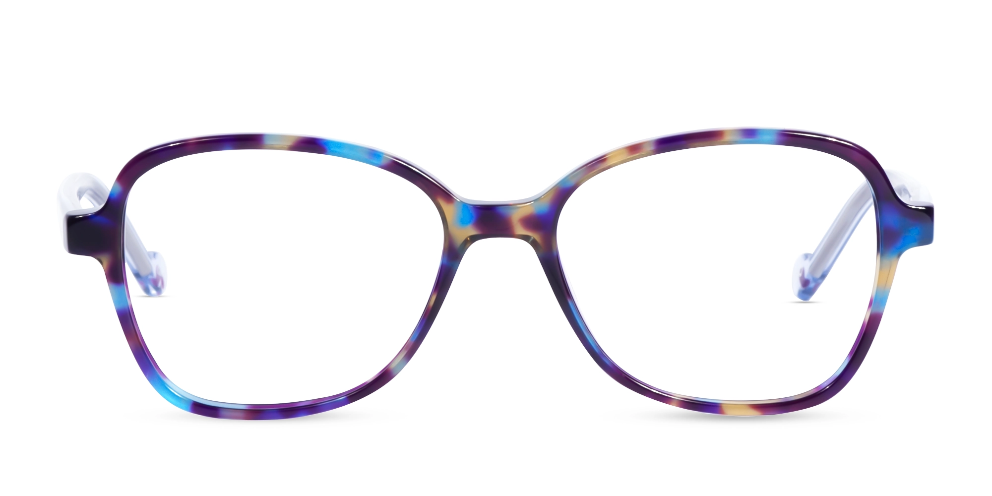 Purple Tortoise Acetate Butterfly Eyeglasses-1