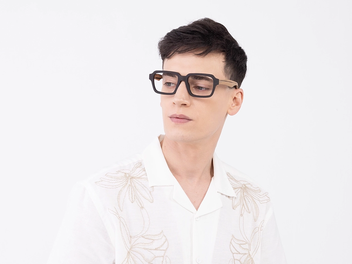 Wenge Teak Wooden Glasses For Men43
