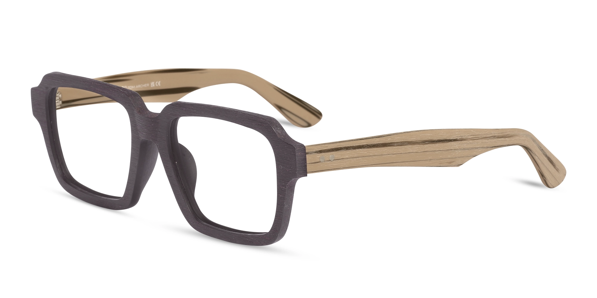 Wenge Teak Wooden Glasses For Men 3