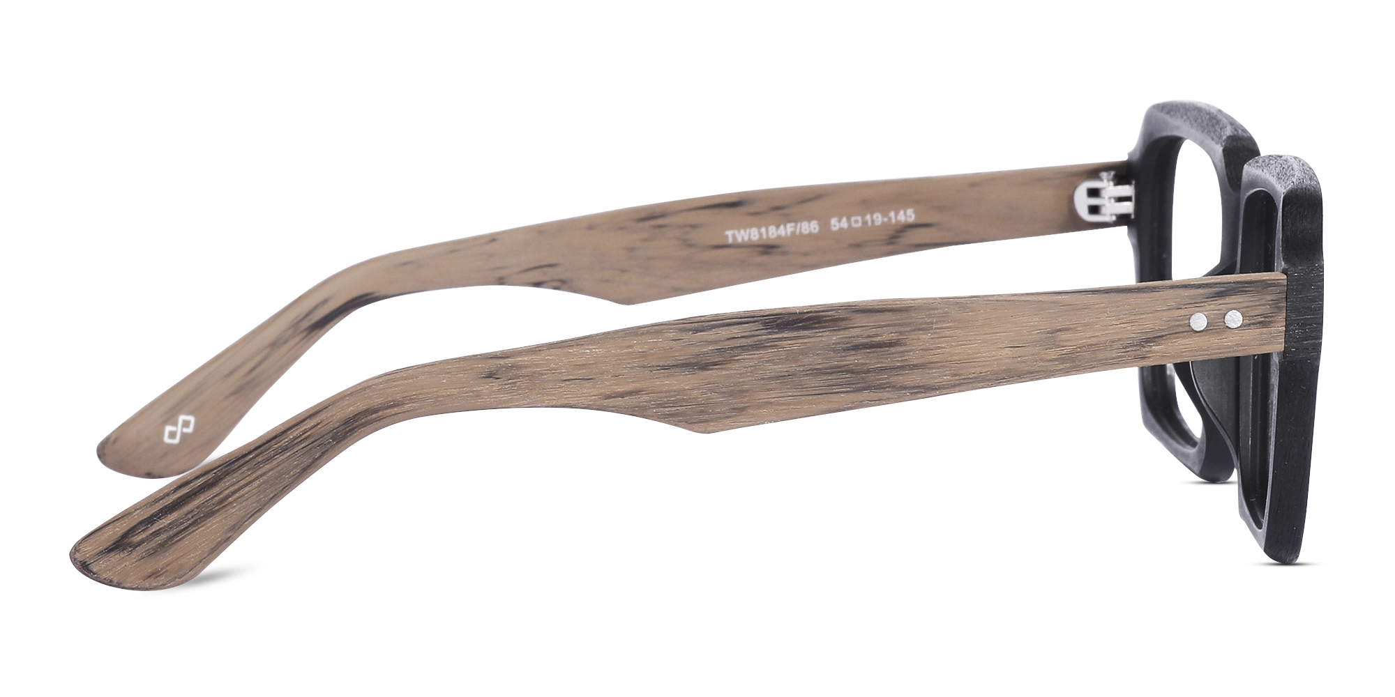 Square Oversized Wooden Frame glasses 4