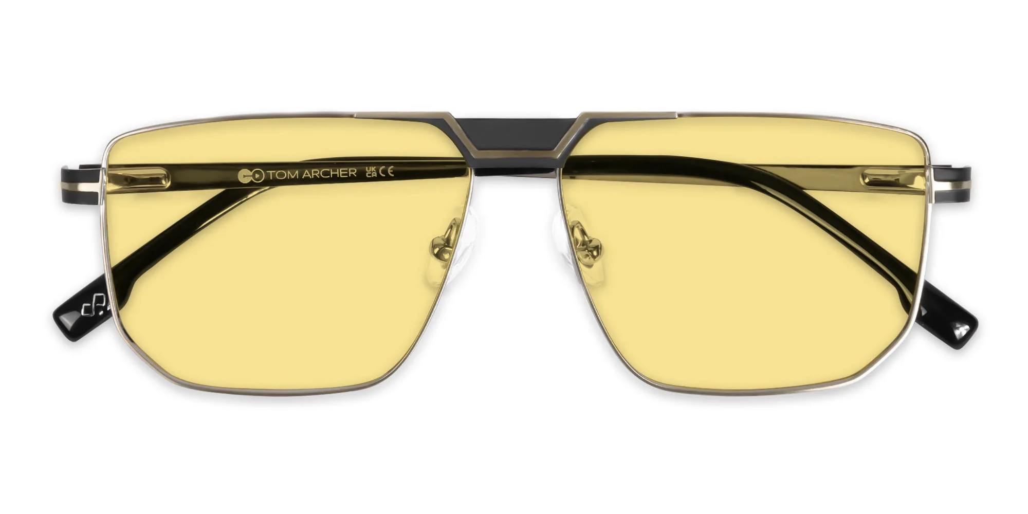 Vintage Yellow Sunglasses-6