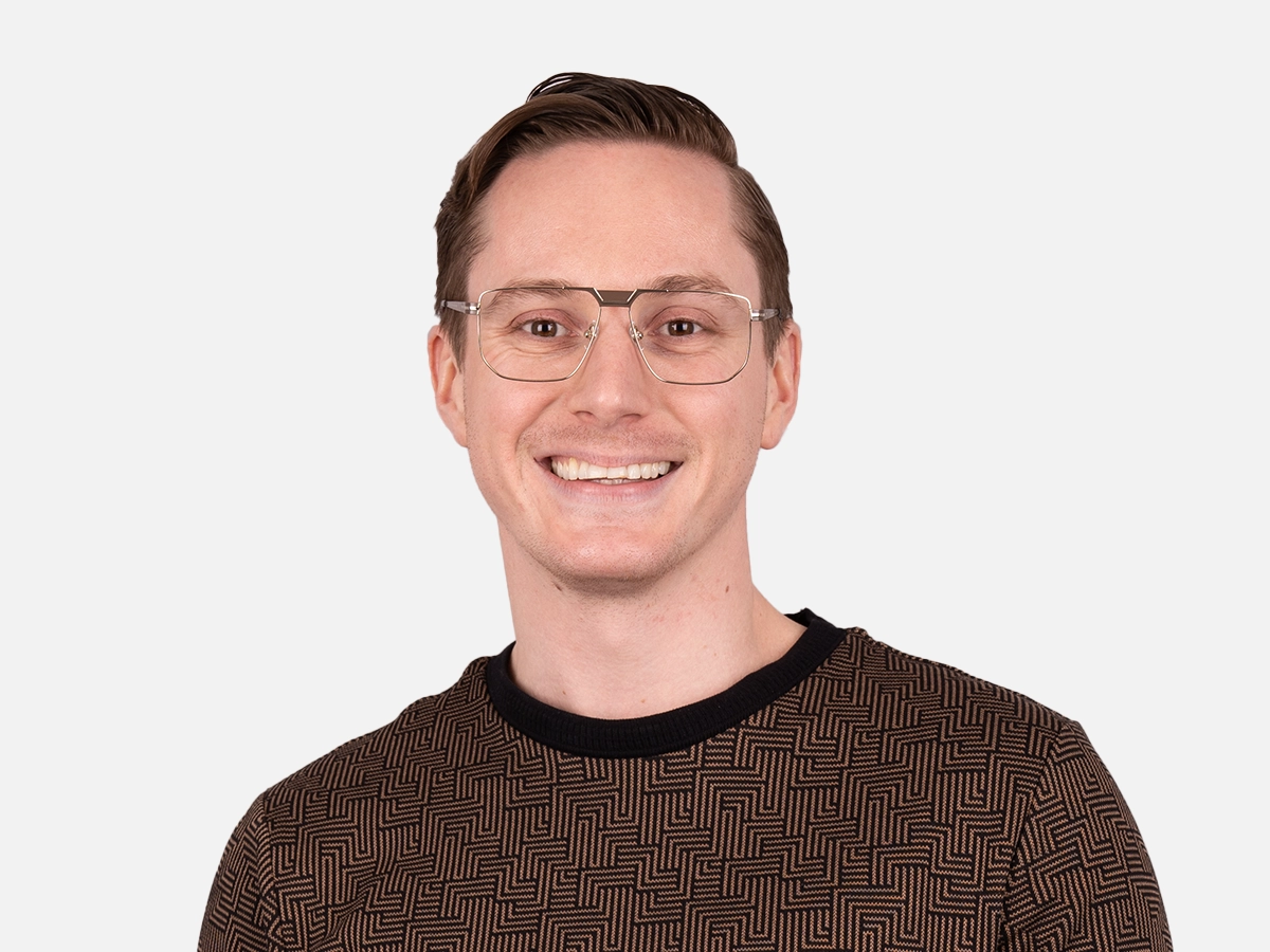 Rectangle Gold Frame Glasses-41