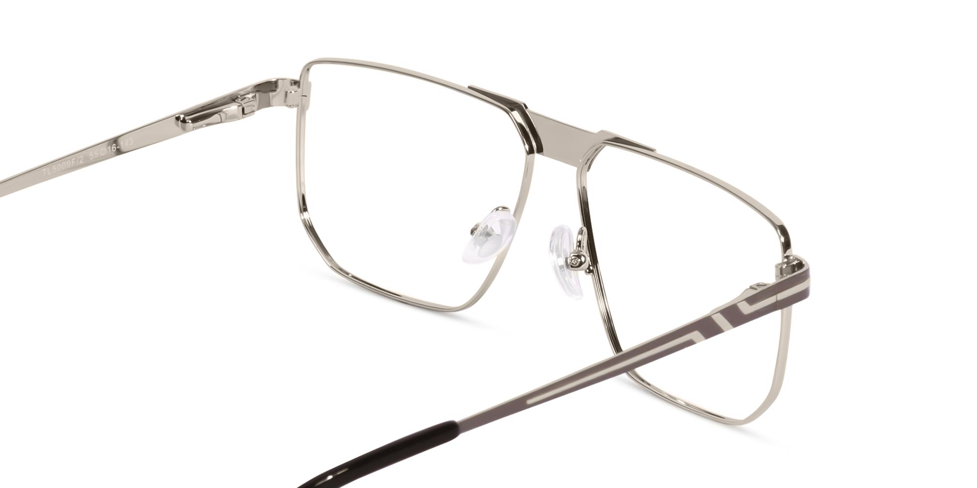 Rectangle Gold Frame Glasses-5