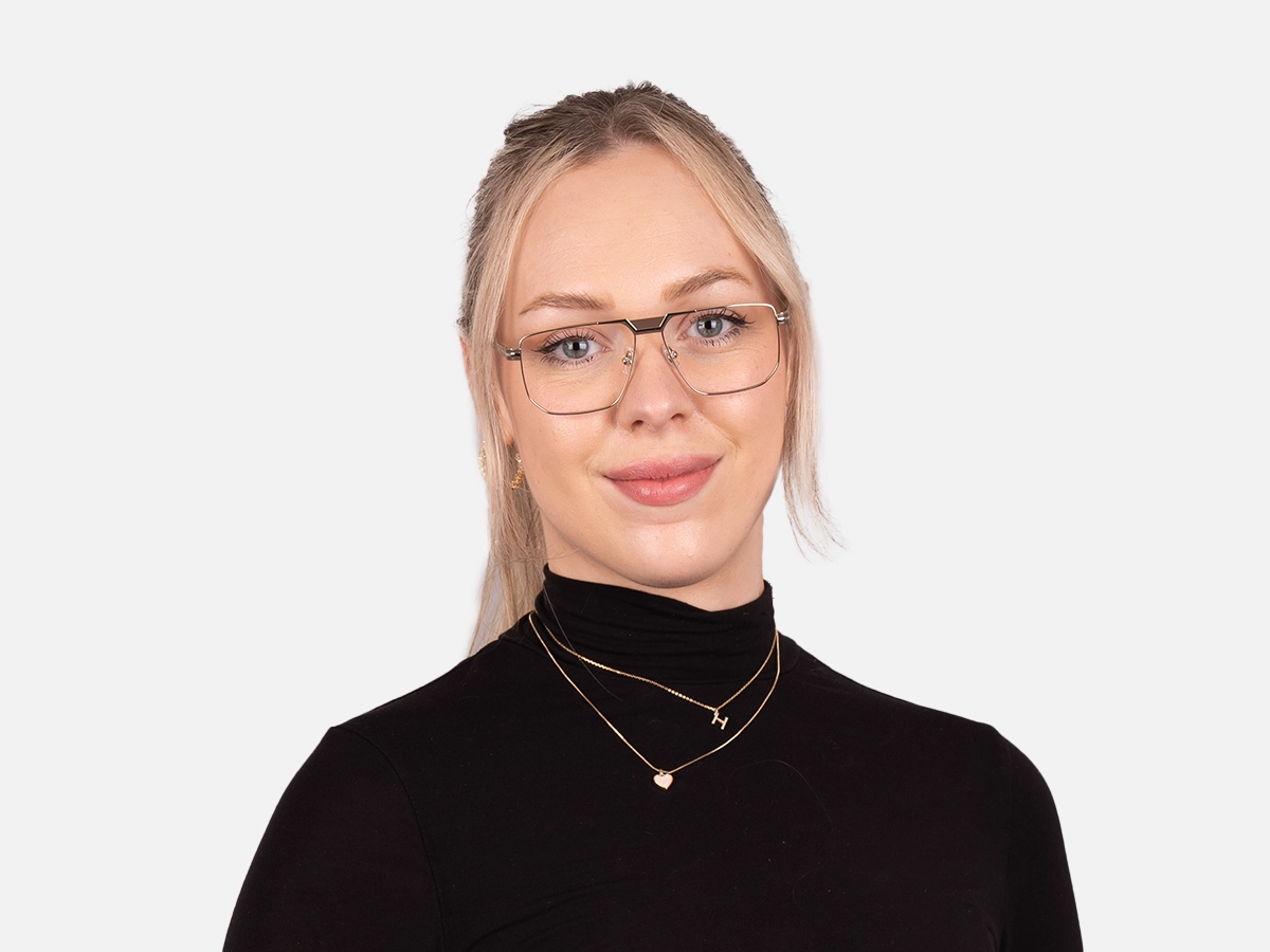 Rectangle Gold Frame Glasses-53