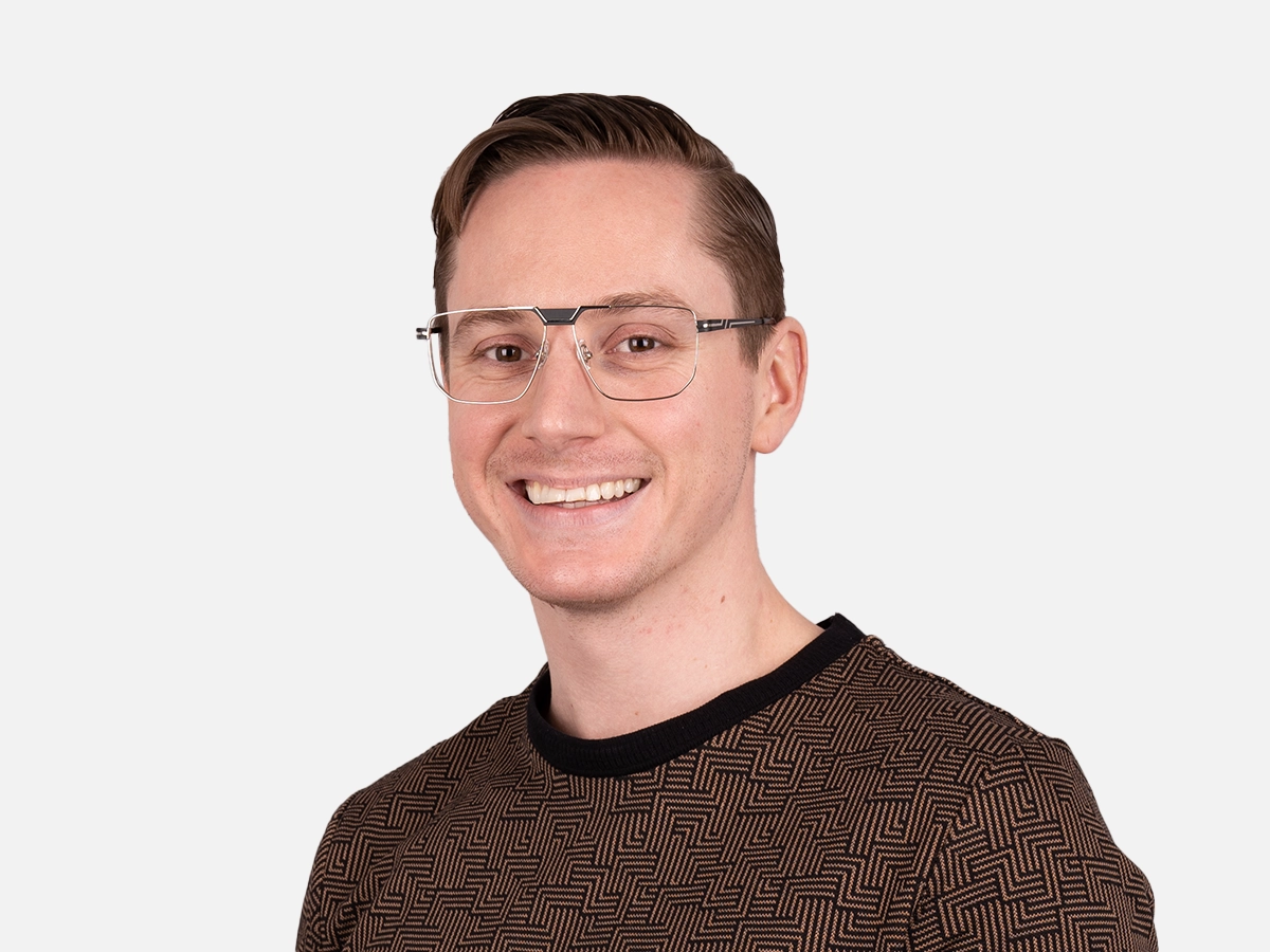 Silver And Black Glasses-45
