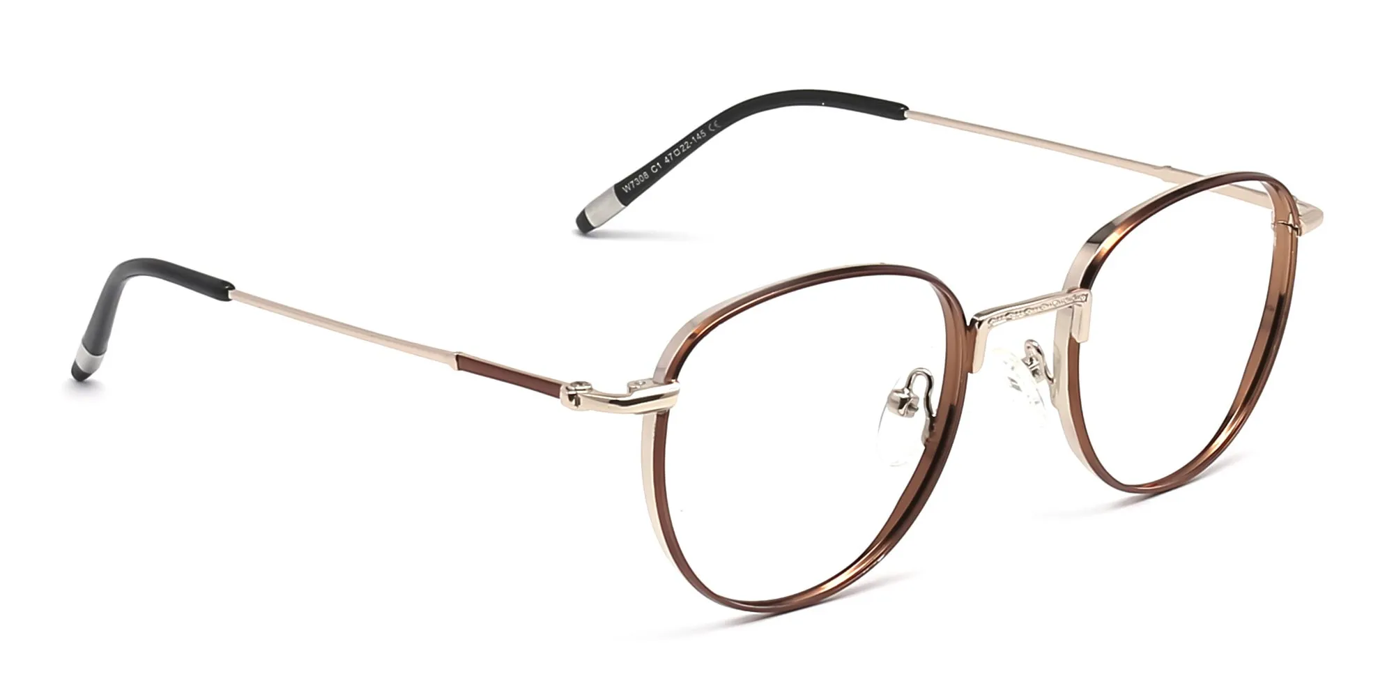 Gold Circle Glasses-2