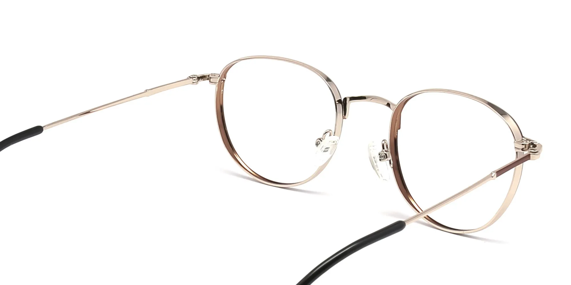 Gold Circle Glasses-2