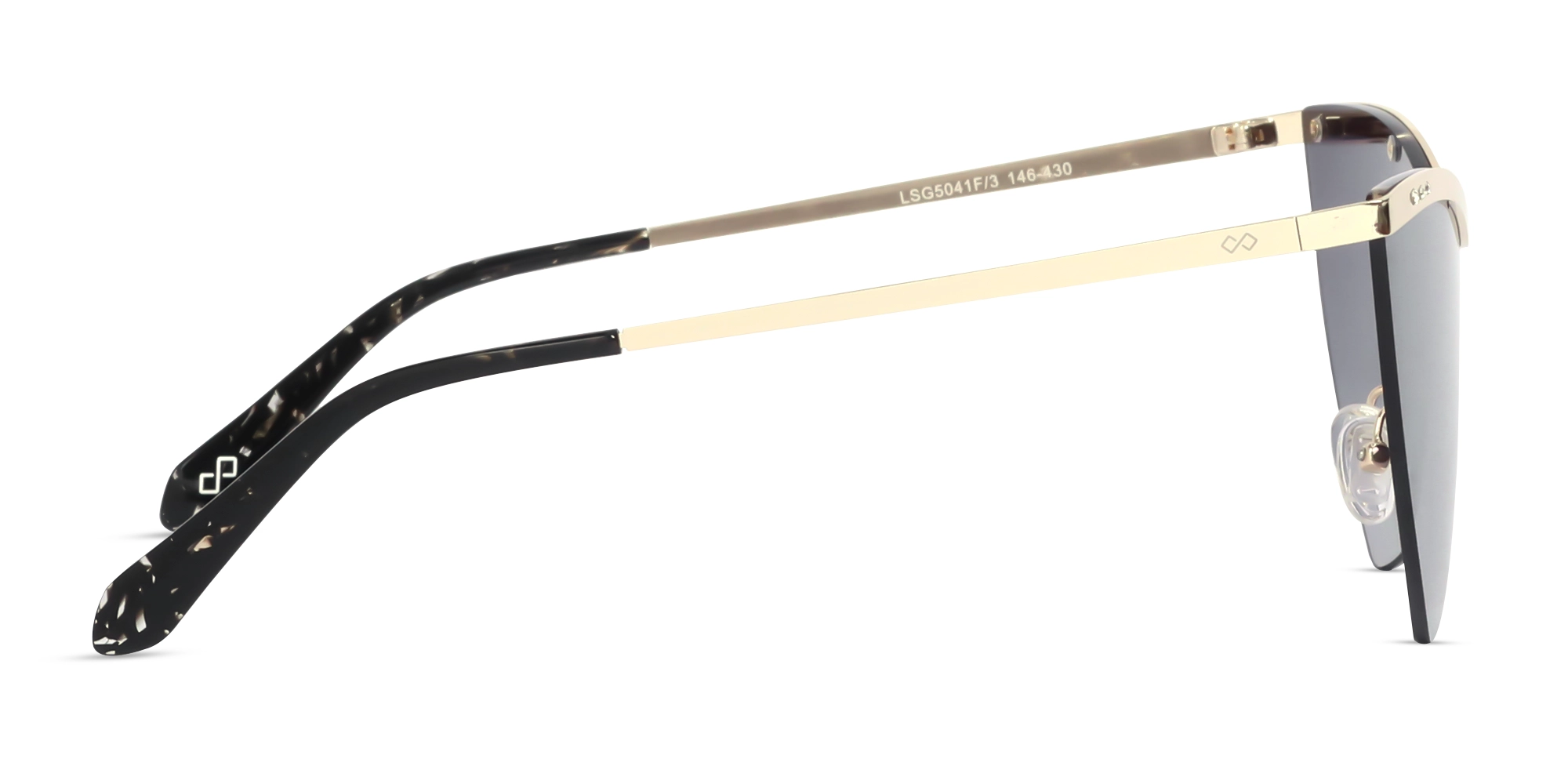 Cat-Eye Purpelish Grey Gradient Tint Sunglasses-4