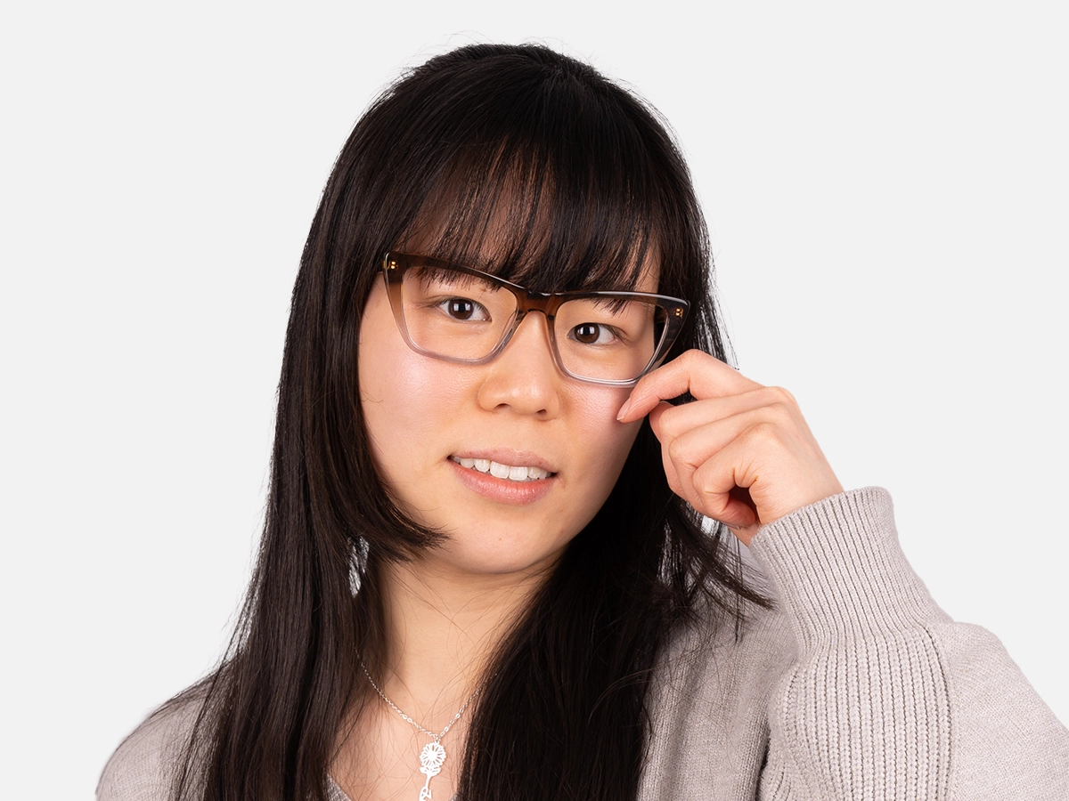 Brown Cat Eye Glasses Frames-53