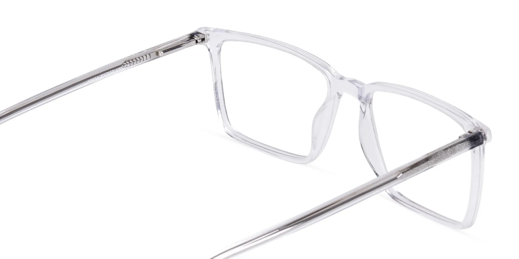 Crystal Clear Rimmed Round Glasses-2