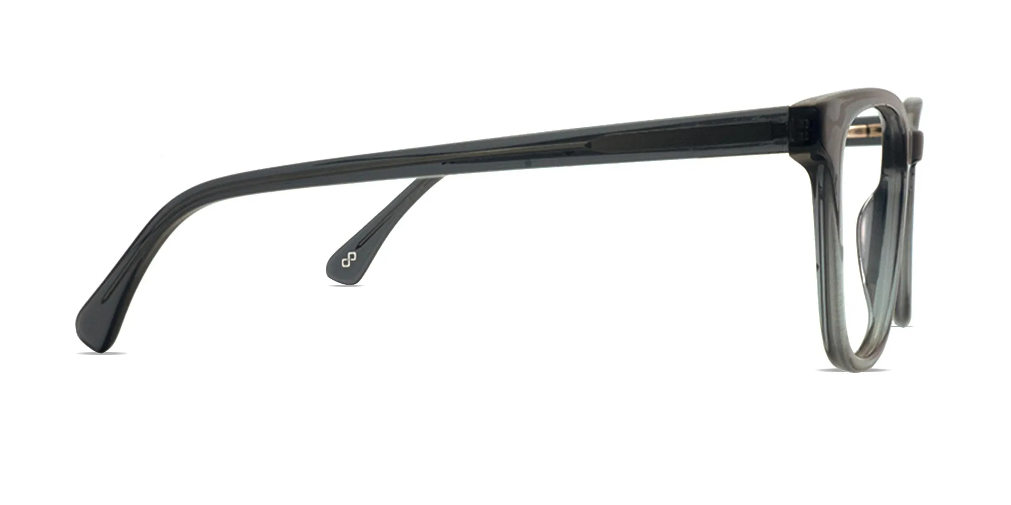 Dusty Blue Square Glasses-2