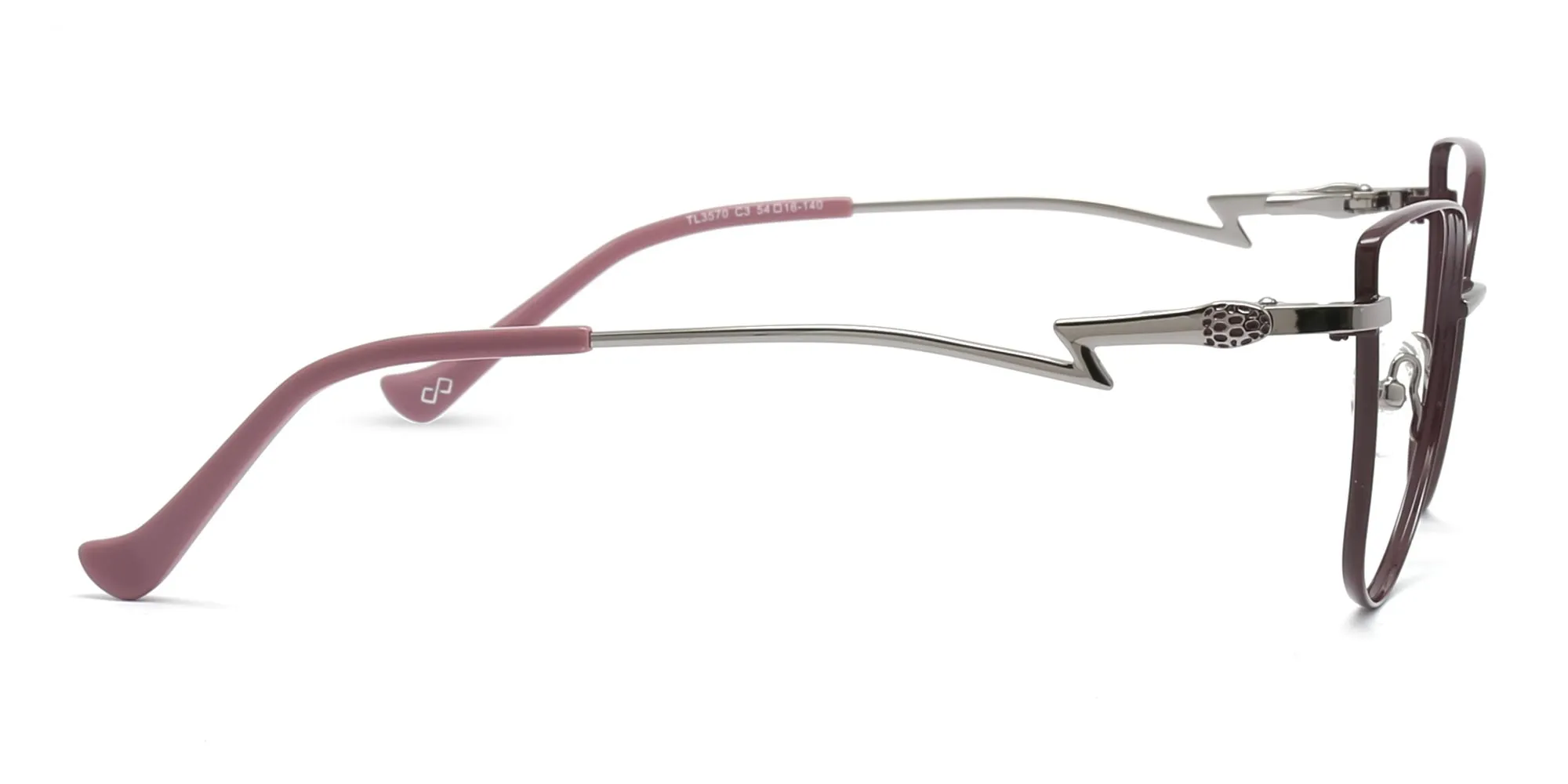 Vintage Metal Cat Eye Glasses-2