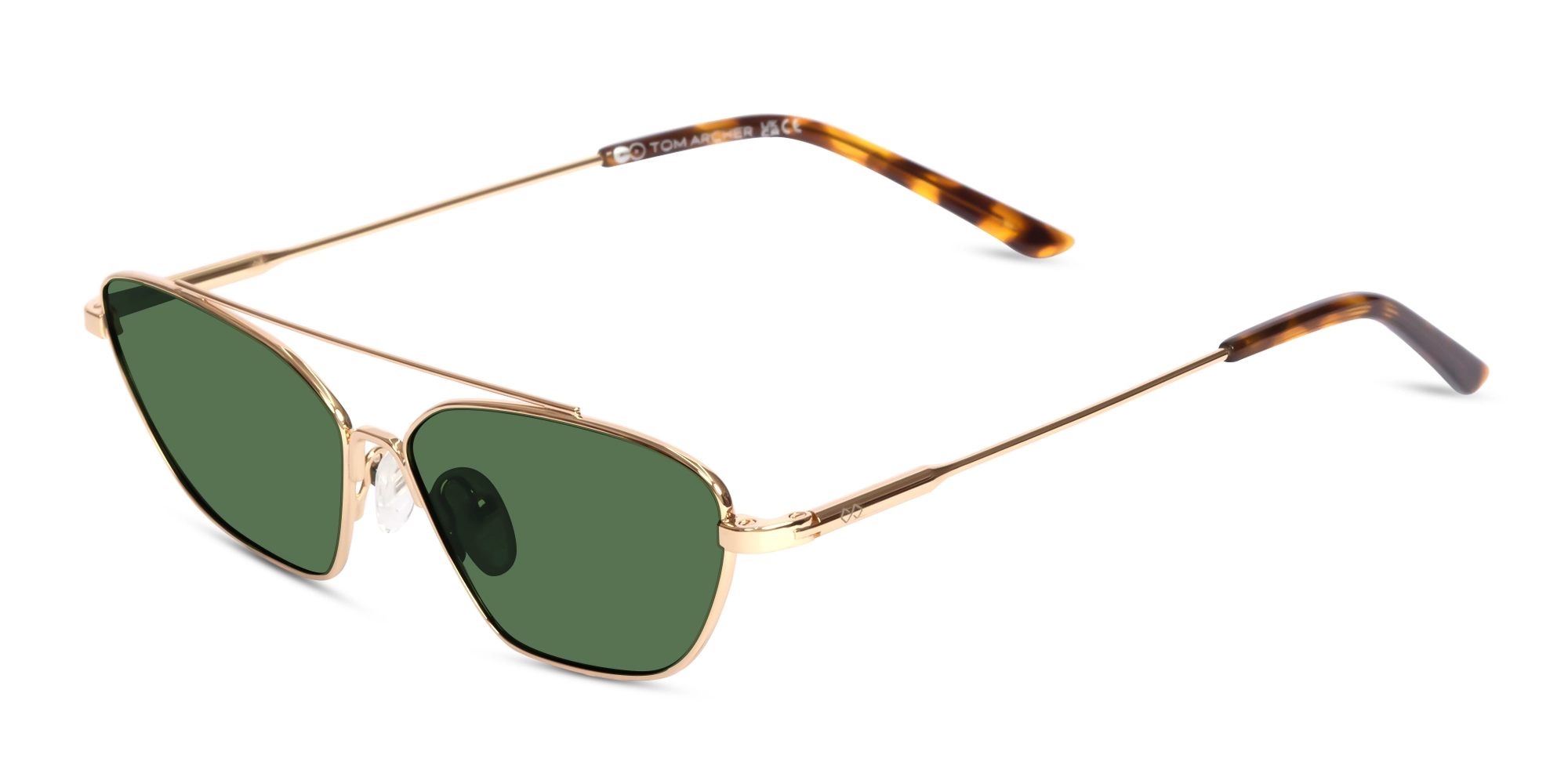 Matte Polished Gold Oval Metal Sunglasses Matte Polished Gold Oval Metal Sunglasses
