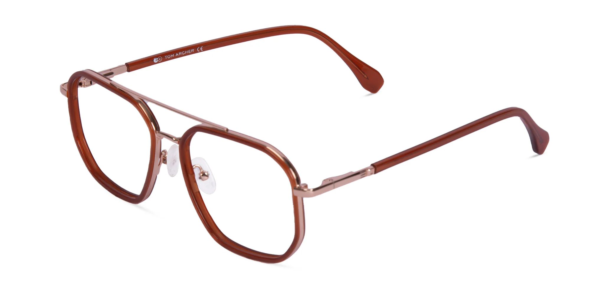 Double bridge prescription glasses-3