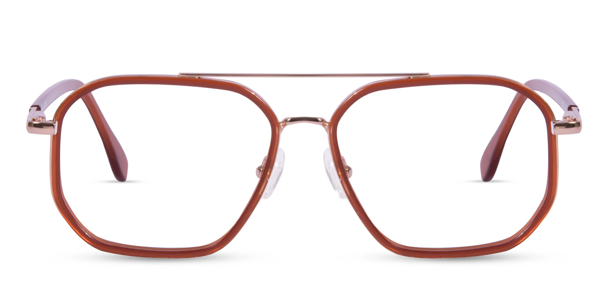 Double bridge prescription glasses-1