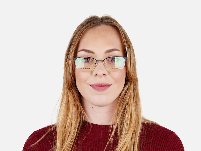 oval and rectangular black full rim glasses frames-2