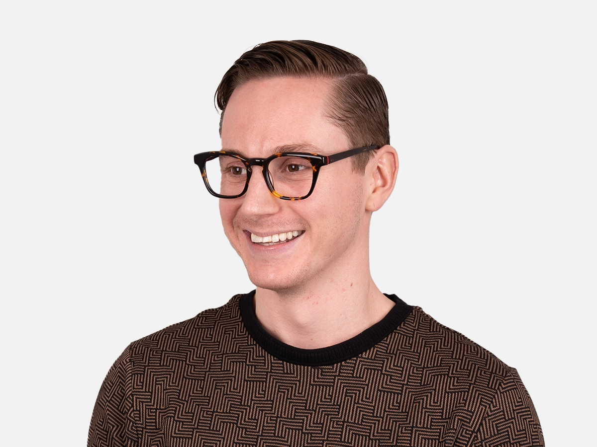 Tortoise Square Glasses-43