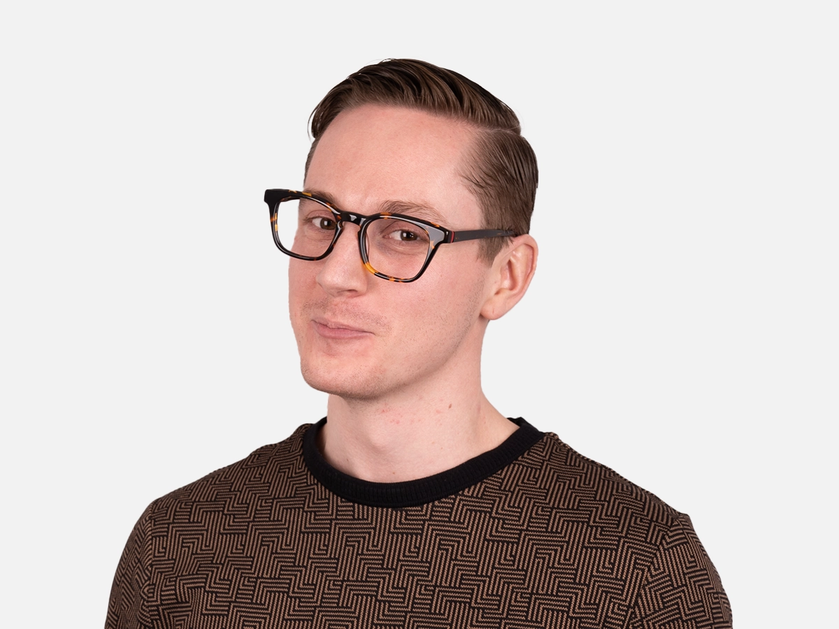 Tortoise Square Glasses-42