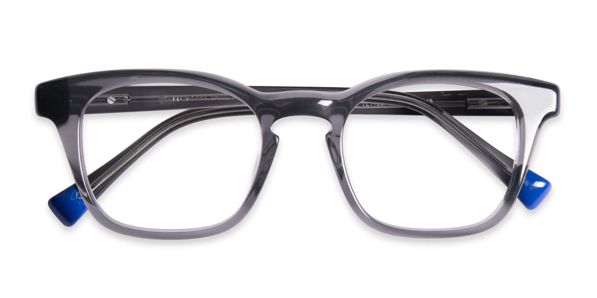 Charcoal Grey Square Glasses-6