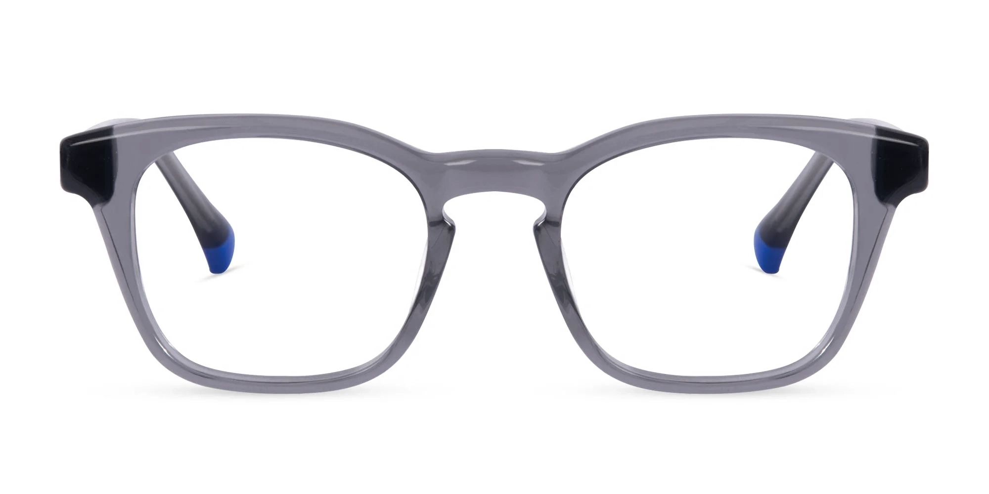Charcoal Grey Square Glasses-1