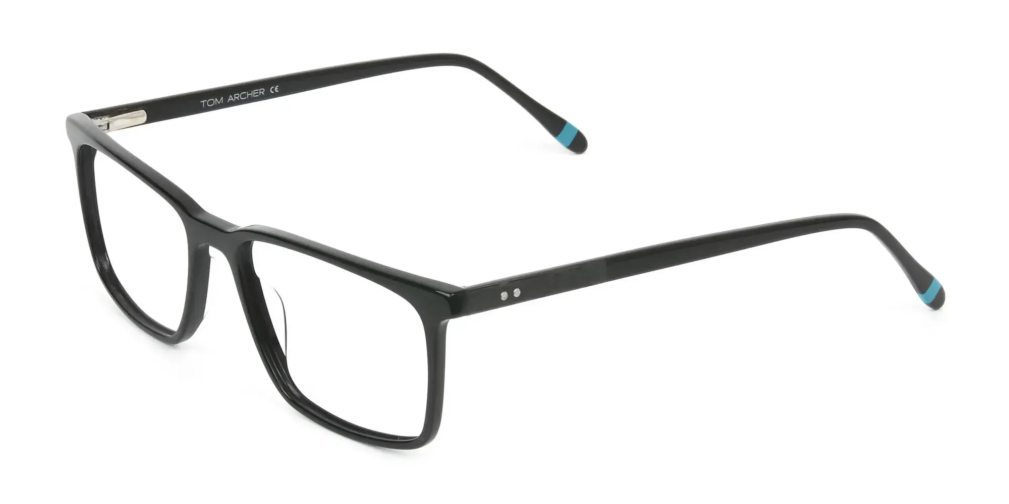 Designer Matte Grey Glasses Rectangular - 3