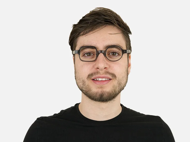 Asymmetric Circle and Square Eyeglasses-2