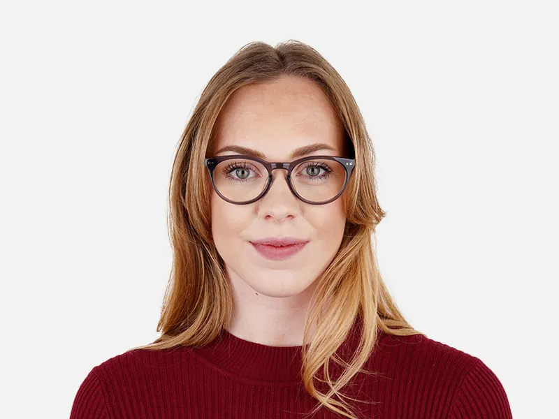 transparent grey round full rim glasses frames-2