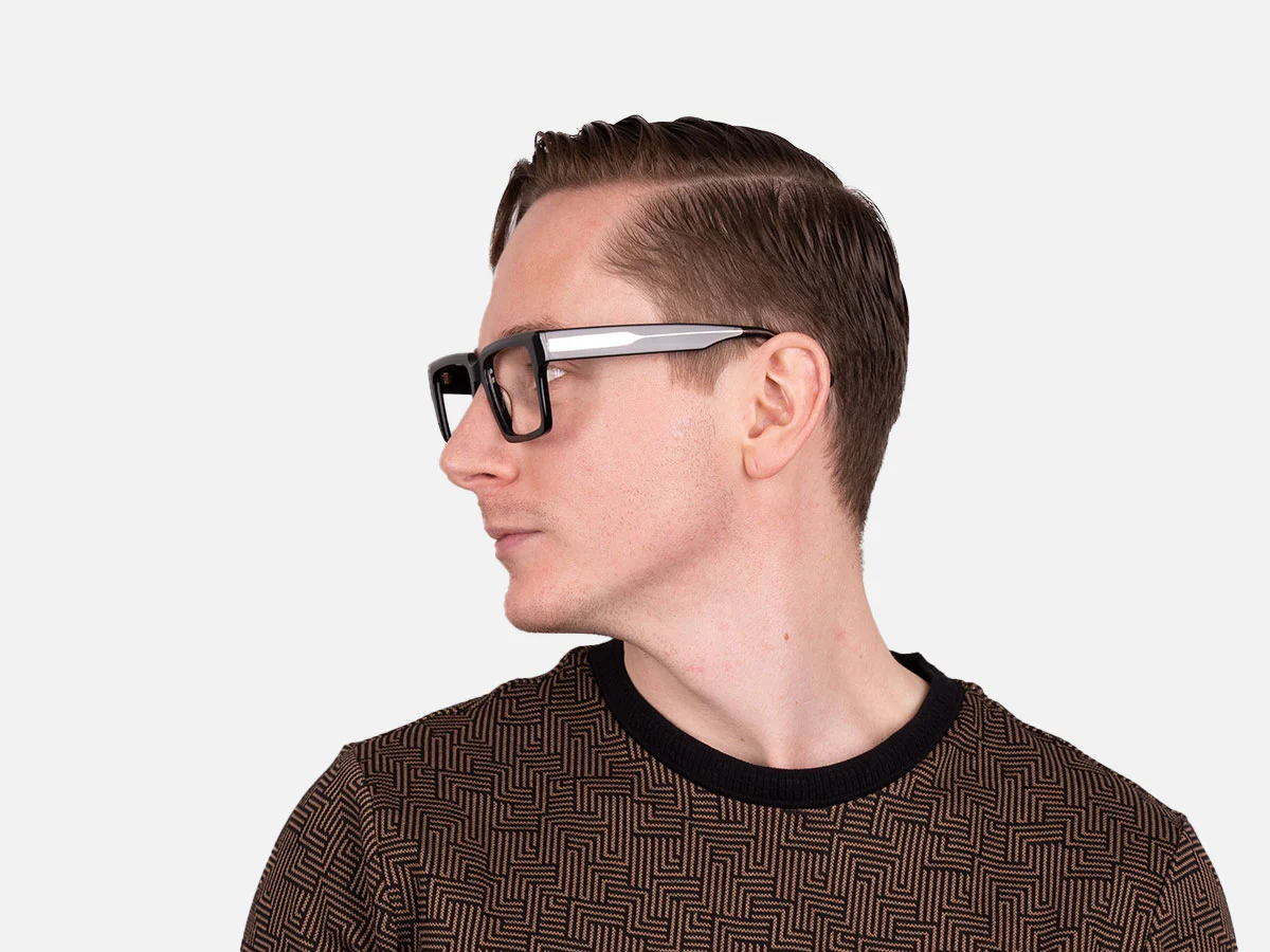 Black Square Prescription Glasses-44
