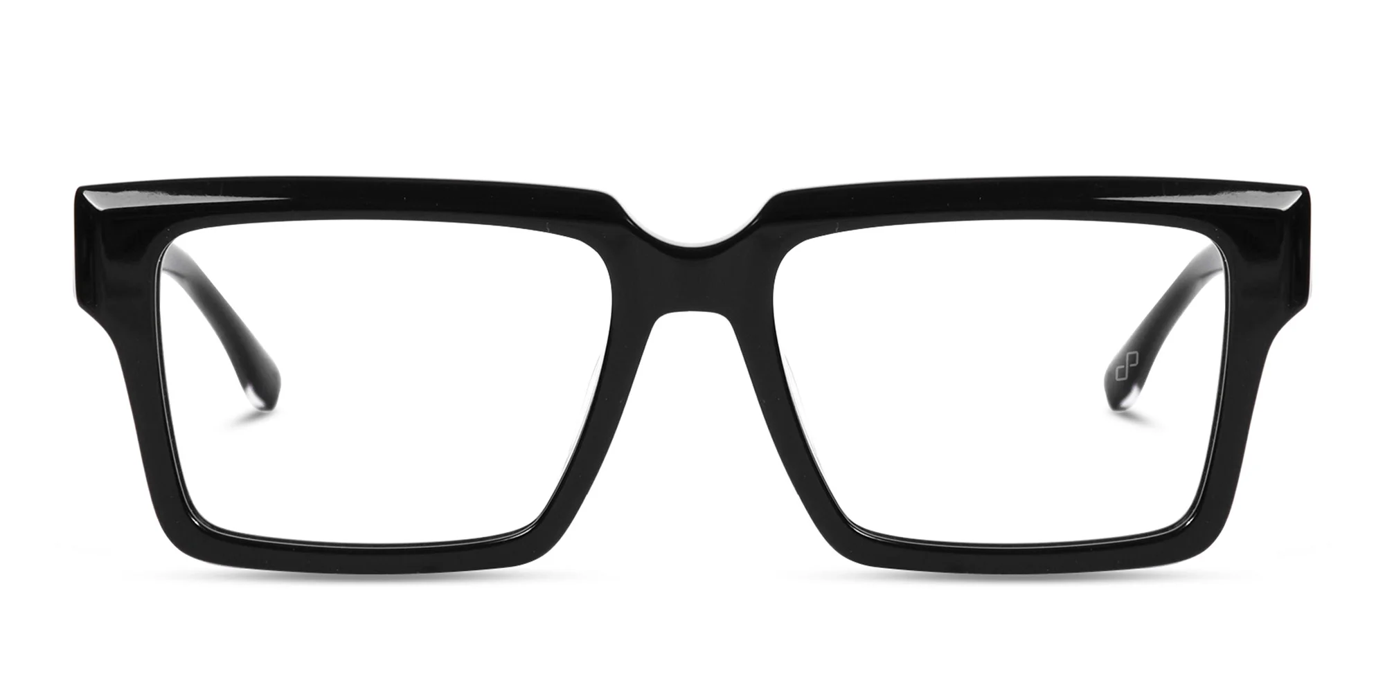 Black Square Prescription Glasses-1