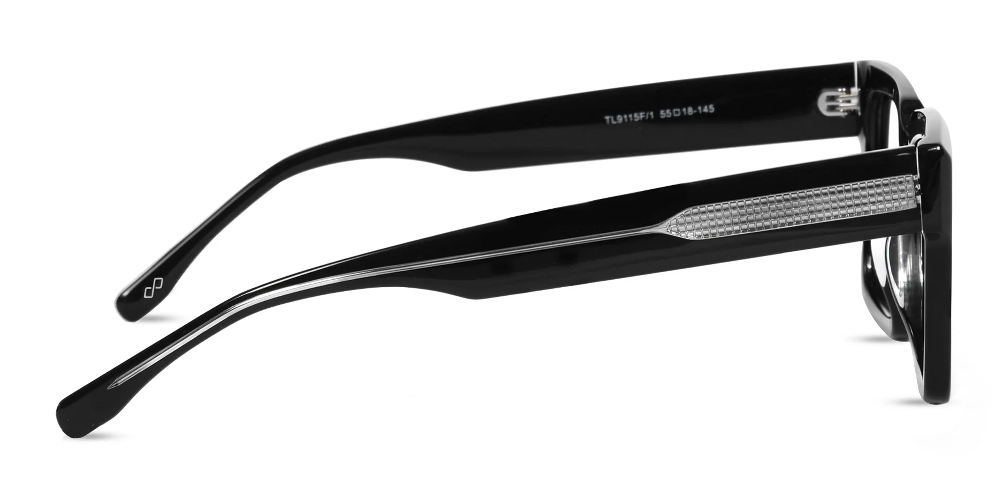 Black Square Prescription Glasses-4