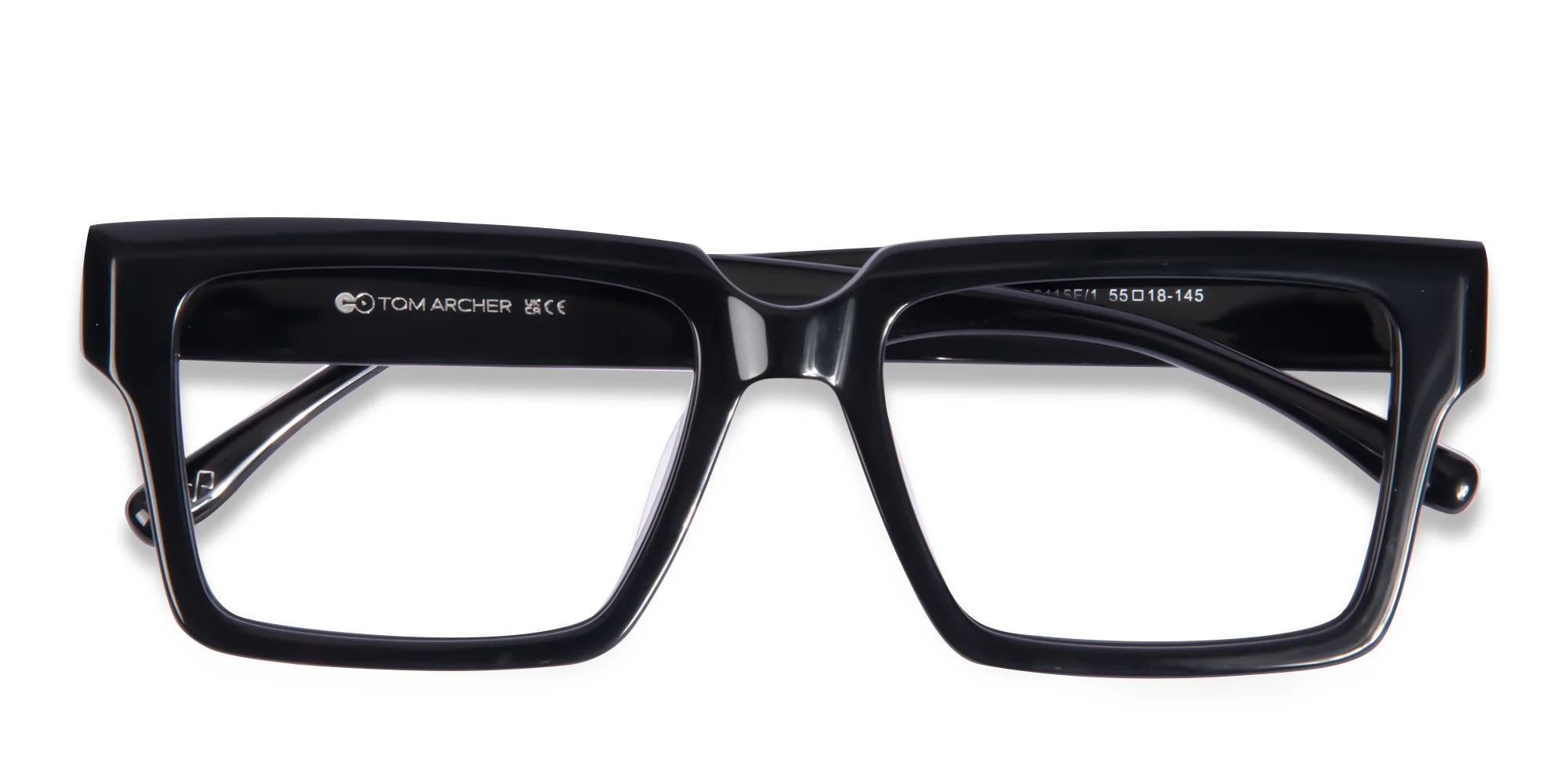 Black Square Prescription Glasses-6