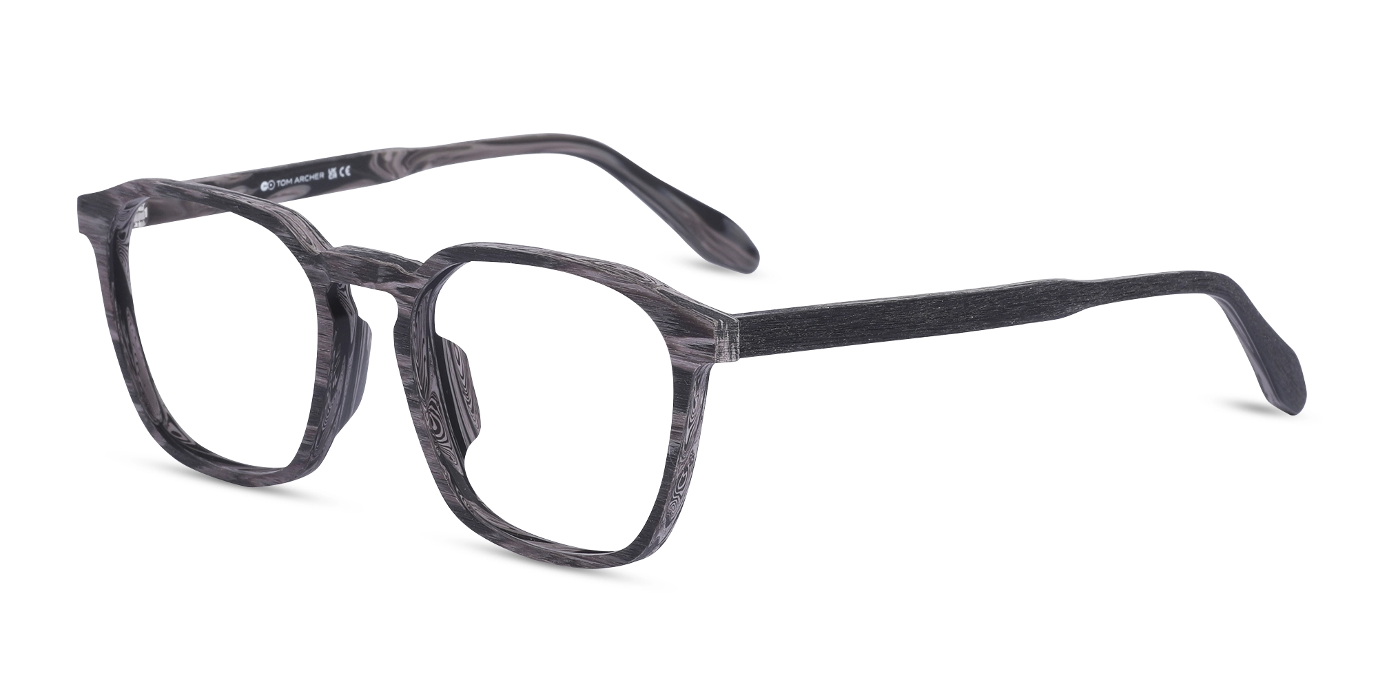 Slate Grey Pine Wooden Frame Glasses 3 Slate Grey Pine Wooden Frame Glasses 3