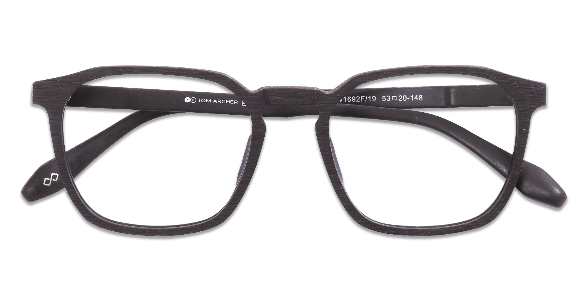 Ebony Wooden Square Glasses 6