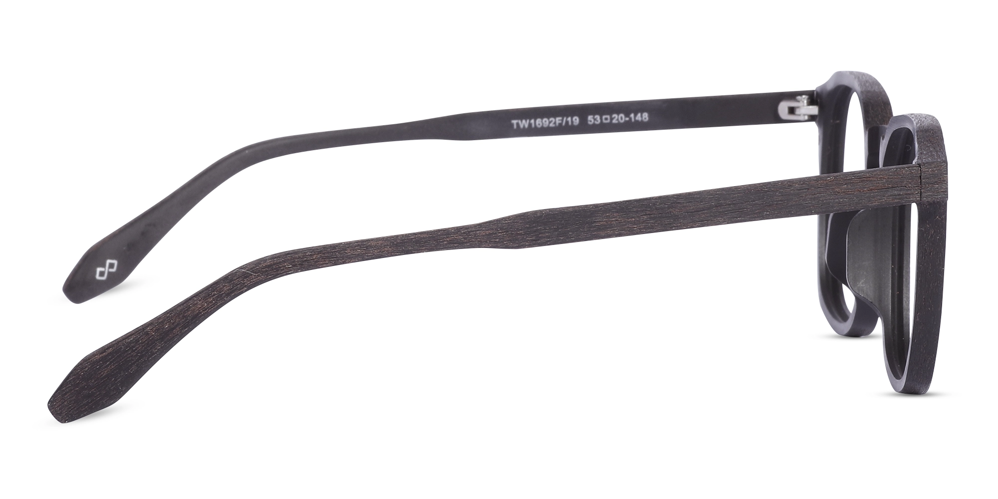Ebony Wooden Square Glasses 4