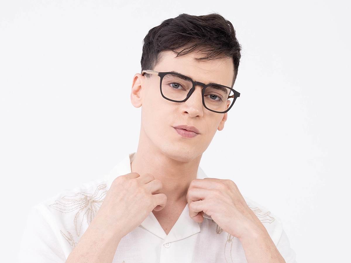 Wenge Teak Wooden Frame Eyeglasses 41