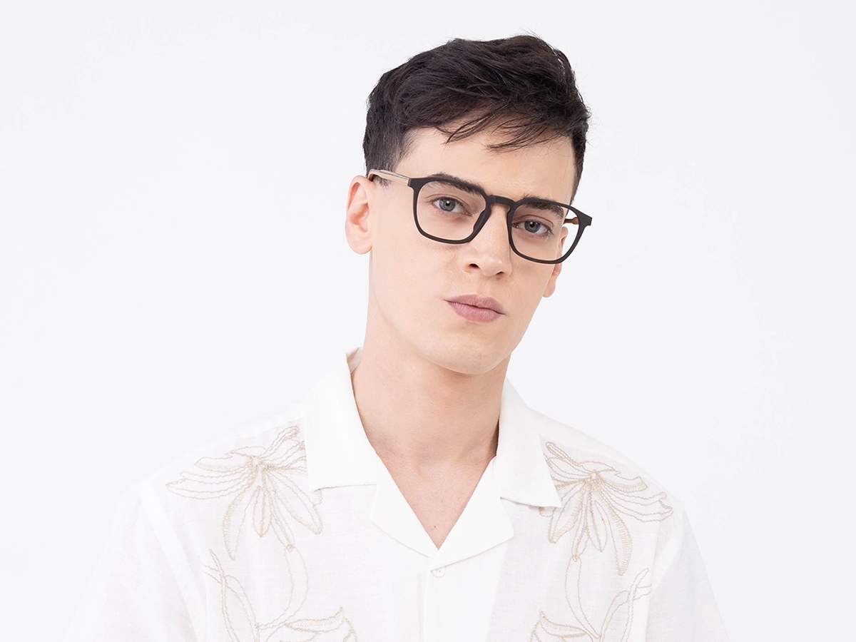 Wenge Teak Wooden Frame Eyeglasses 42