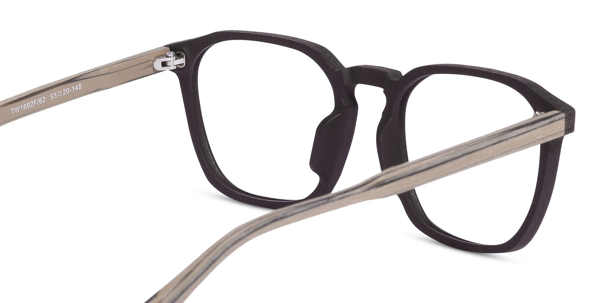 Wenge Teak Wooden Frame Eyeglasses 5