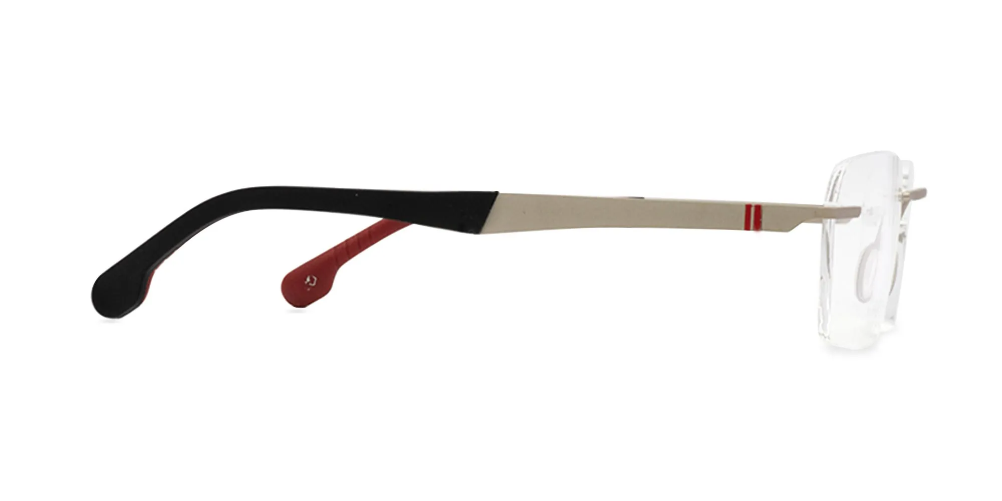 Rectangle Rimless Eyeglasses For Men & Women-2