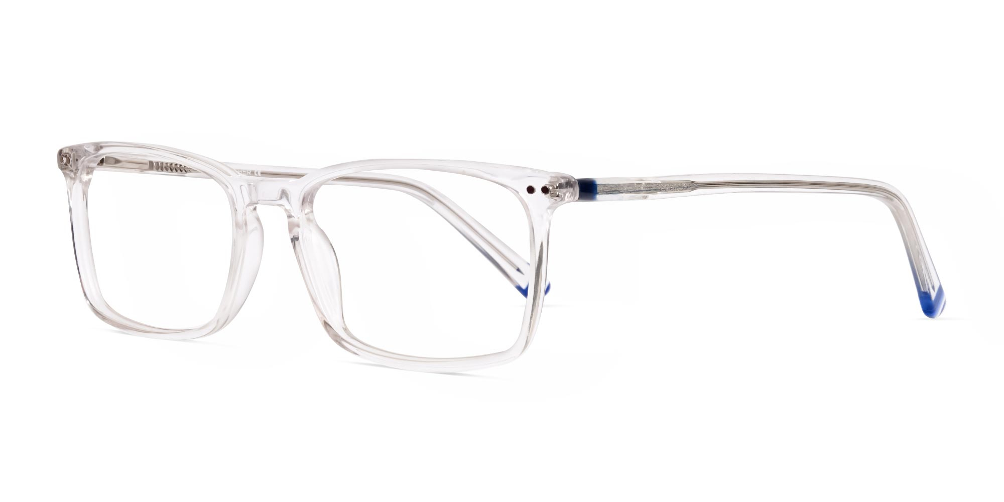 transparent glasses frames rectangular shape frames -3