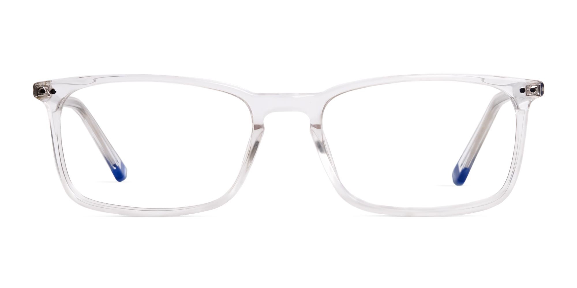 transparent glasses frames rectangular shape frames -1